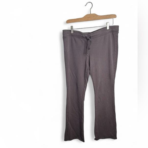 Skims Brown Drawstring Straight Leg Low-rise Sweatpants W1622 Sz L - Picture 1 of 6